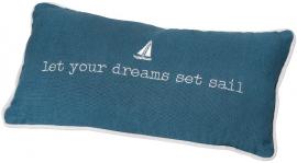 Traumkissen "Let your dreams set sail" 