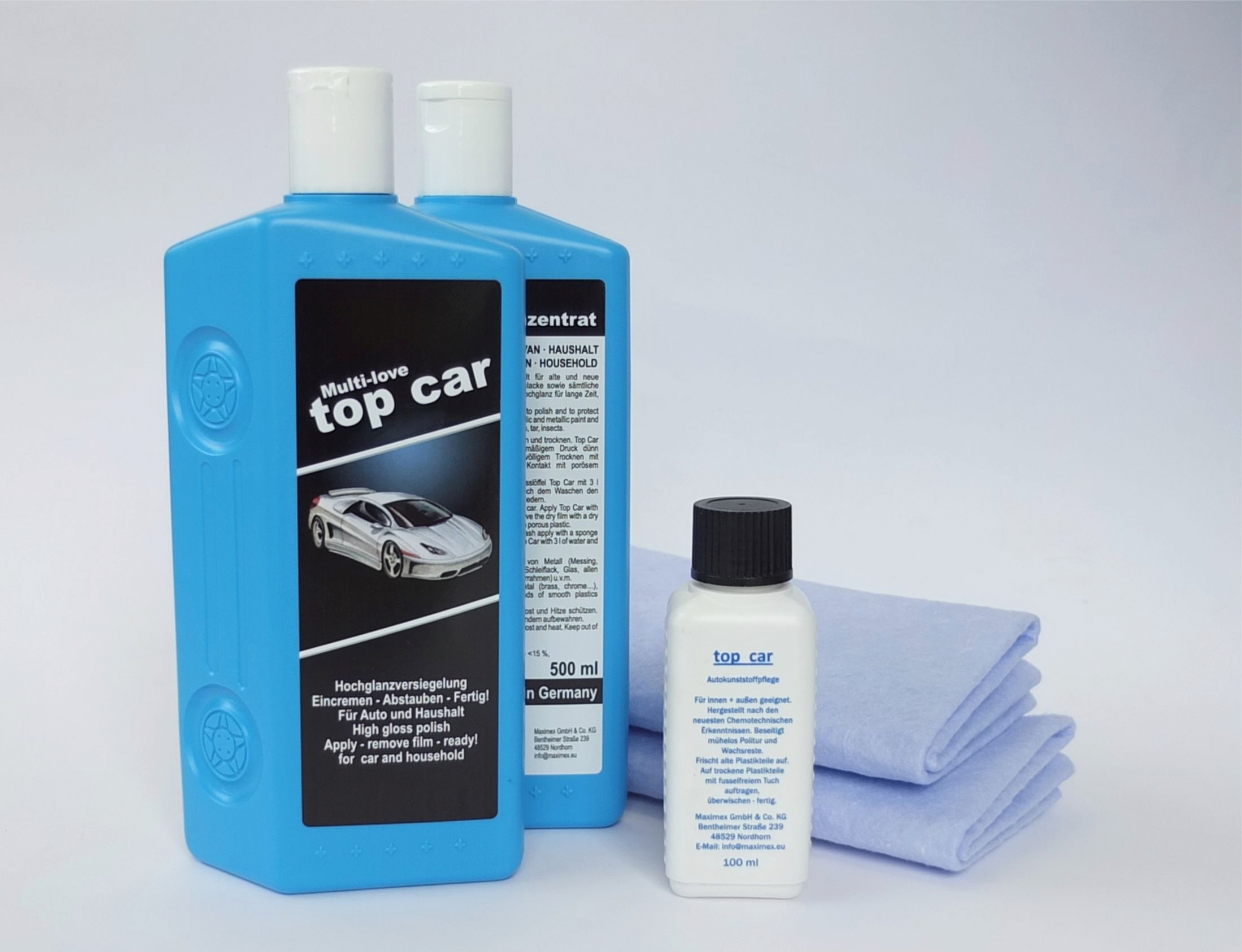 Produktkontor  Top Car Autopflege-Set, 5tlg. einfach & schnell online  bestellen